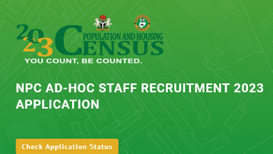 NPC AD-HOC Staff Recruitment Portal Login | Dashboard