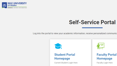 Nile University Students Portal login results