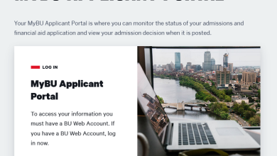 BC Admission portal login