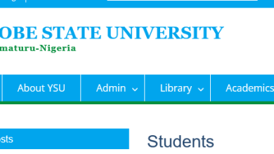 YSU Student Admission portal login
