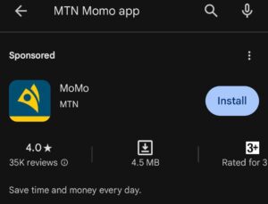 About the MTN MoMo App; The One to Download