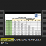 GNAT LOAN CHART