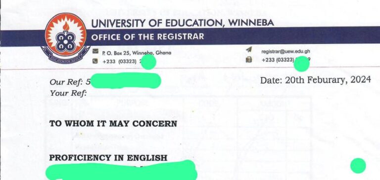 How to Apply for UEW Transcript and English Proficiency 2025